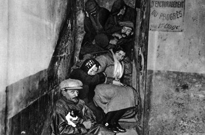 A Staircase in a Night Shelter, Paris, 1931 by Ernest Flammarion