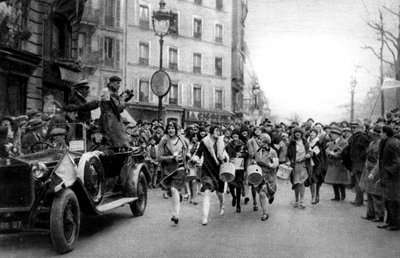 Walking Match of Midinettes, Paris, St Catherine