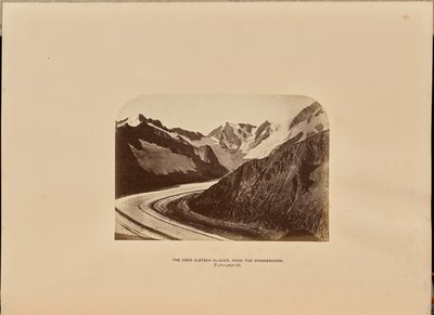 The Ober Aletsch Glacier from the Sparrenhorn by Ernest H. Edwards