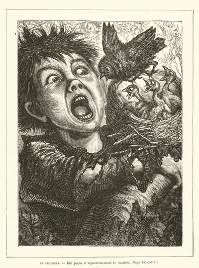 The Denicheur, She pricked the rascal so vigorously by Ernest Henry Griset