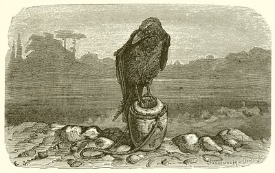 The Crow and the Pitcher by Ernest Henry Griset