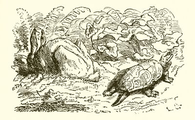 The Hare and the Tortoise by Ernest Henry Griset