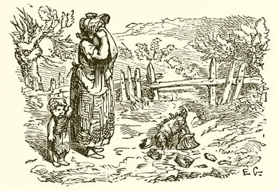 The Maid and the Pail of Milk by Ernest Henry Griset
