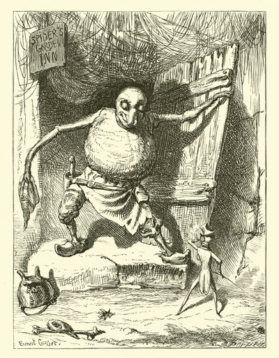 The Spider and the Fly by Ernest Henry Griset