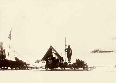 The furthest south: Lat 85° 17’ South, National Antarctic Expedition. From album by Sir Ernest Henry Shackleton entitled National Antarctic Expedition (1901-1903) by Ernest Henry Shackleton