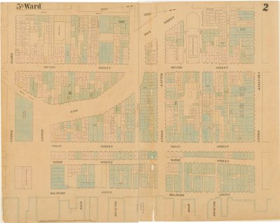 Maps of the City of Philadelphia, Volume 1, Plate 2 by Ernest Hexamer