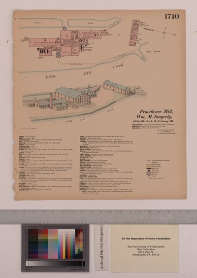 Providence Mill, Fairhill, Maryland, Hexamer General Surveys by Ernest Hexamer