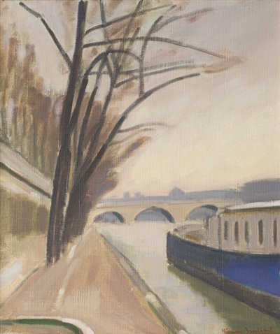Paris, Banks of the Seine by Ernest Hiram Brülhart