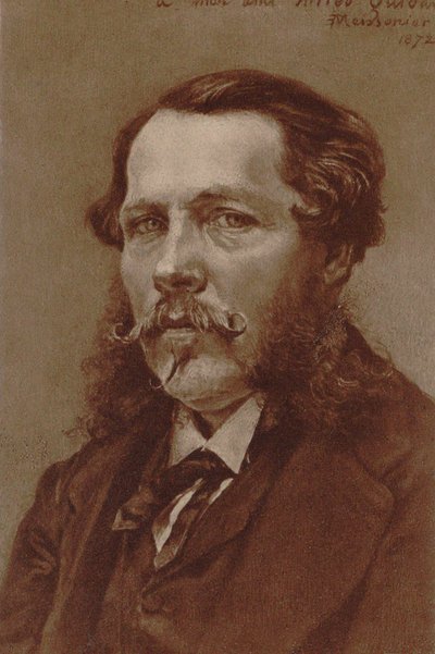 Portrait of pianist and composer Alfred Quidant, 1872 by Jean Louis Ernest Meissonier