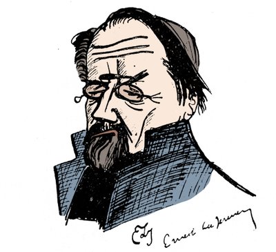 Portrait of Emile Zola (1840-1902) by Ernest La Jeunesse