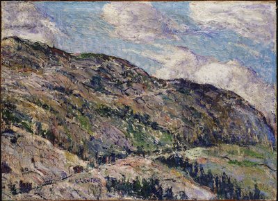 Mountain Scene - Hills in Mist by Ernest Lawson