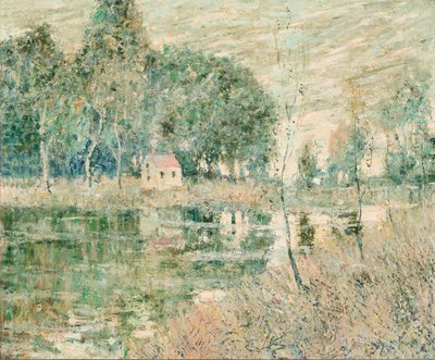 River Landscape by Ernest Lawson