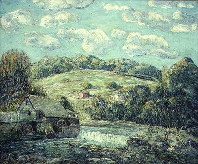 The Old Mill, Wilton, Connecticut by Ernest Lawson