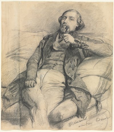 Man Smoking by Ernest Meissonier