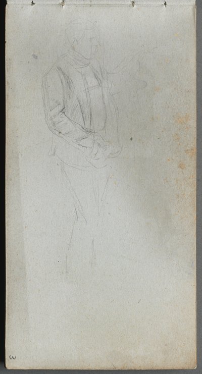 Sketchbook, Figure Study by Jean Louis Ernest Meissonier
