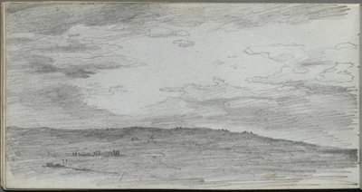 Landscape Study by Jean Louis Ernest Meissonier