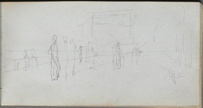 Sketchbook, Page 40: Perspective Study by Jean Louis Ernest Meissonier