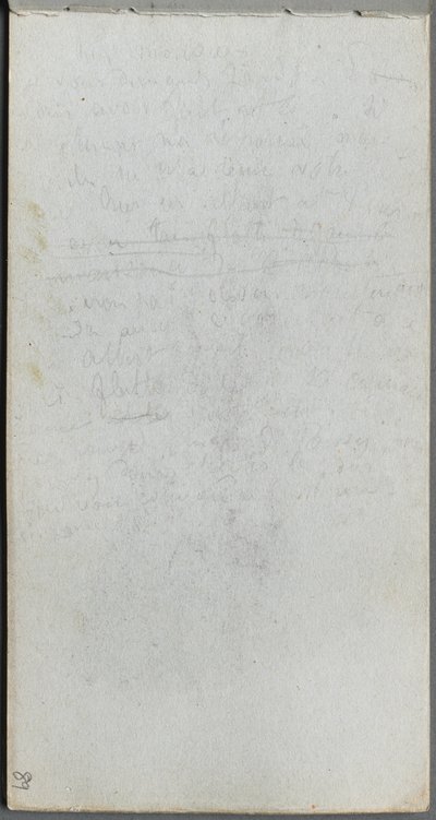 Sketchbook, page 89: Notes by Ernest Meissonier