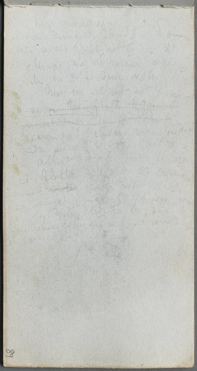 Sketchbook, page 89: Notes by Jean Louis Ernest Meissonier