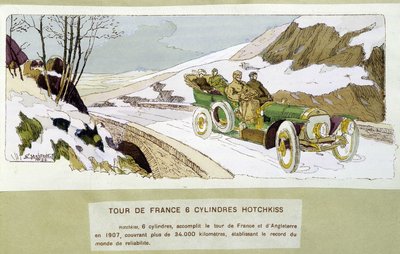 Racing: Tour de France 1907 by Ernest Montaut
