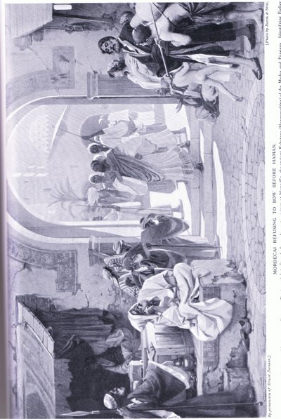 Mordecai refusing to bow before Haman 485 BC by Ernest Normand