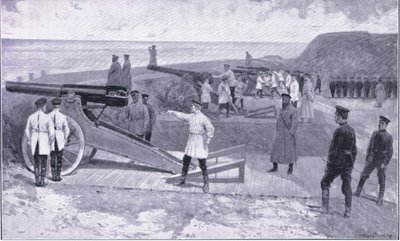 The Investment of Port Arthur. In One of the Ports Guarding the Russian Harbour by Ernest Prater