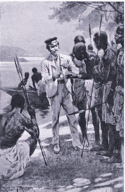 Winning friendship with a watch (illustration from Cassell
