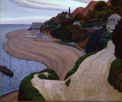 Newlyn and Mousehole Road by Ernest Procter
