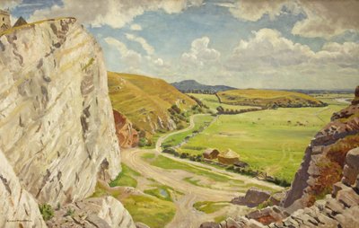 Uphill from the North by Ernest Procter
