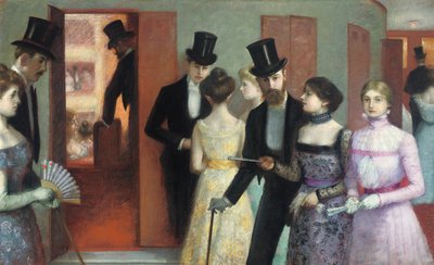 Soiree at the Opera by Ernest Rouart