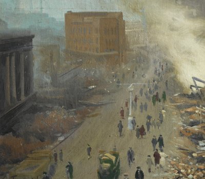 The New Order in Europe, Bombed Coventry November 1940, 1940 by Ernest Townsend