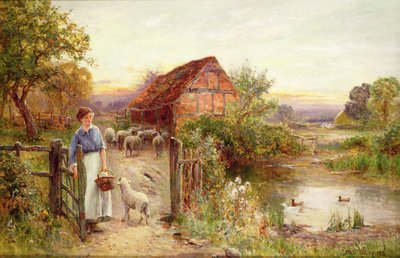 Bringing Home the Sheep by Ernest Walbourn