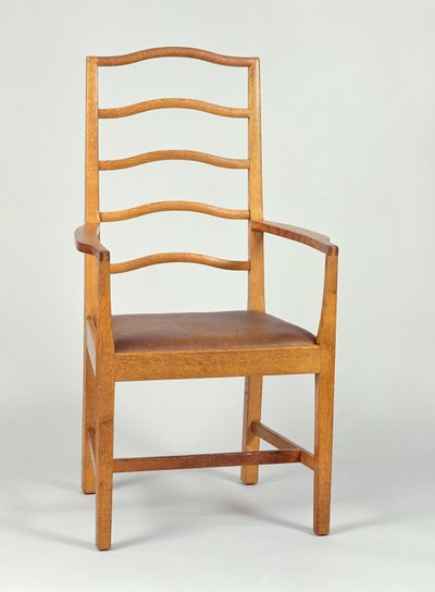 Armchair, Designed in 1903, Made in Peter Waals Workshop by Ernest William Gimson