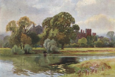Eton College from Windsor by Ernest William Haslehust