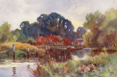 River Thames: Pangbourne by Ernest William Haslehust