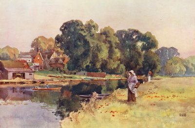 River Thames: Wargrave by Ernest William Haslehust