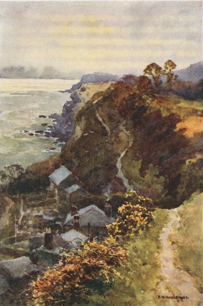Steephill Cove by Ernest William Haslehust