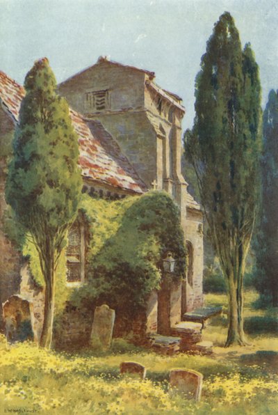Studland Church by Ernest William Haslehust