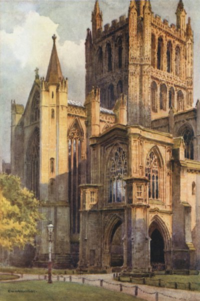 The Cathedral from the North-West by Ernest William Haslehust