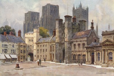 The Market Place, Wells by Ernest William Haslehust