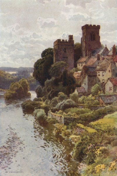 The Old-World Village of Tanfield by Ernest William Haslehust