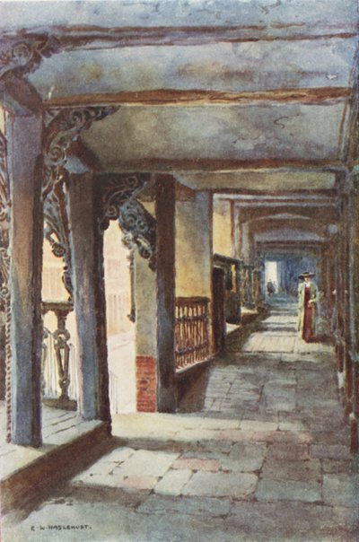 The Rows, Watergate Street by Ernest William Haslehust