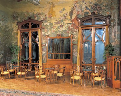 Interiors of the Hall of a Grand Hotel, Villa Igea, Palermo by Ernesto Basile