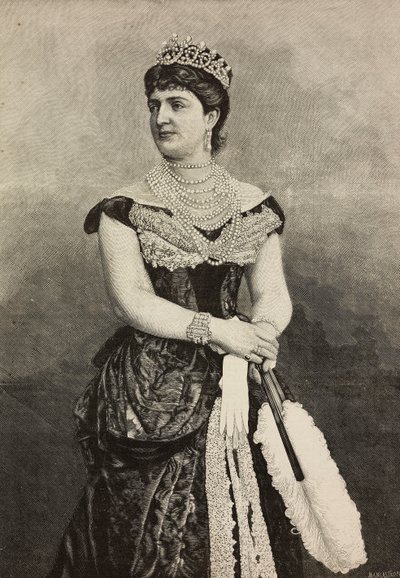 Margaret of Savoy, Queen of Italy from 1878 to 1900 by Ernesto Mancastroppa