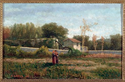 Countryside Landscape, Italy by Ernesto Rayper