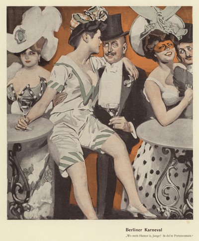 Berlin Carnival by Ernst (after) Heilemann