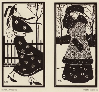 Calendar pictures by Ernst Aufseeser