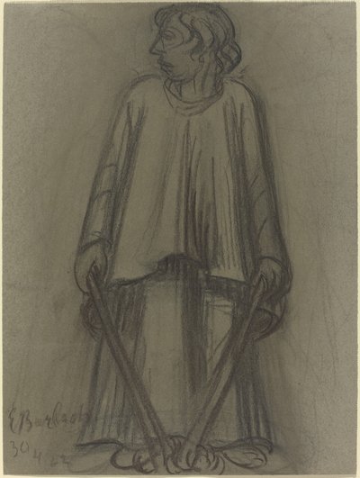 Standing Figure with Extinguished Torches by Ernst Barlach