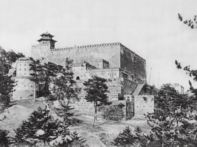 Jehol, Potala, Chihli, Main Building in Potala, View from South-West by Ernst Boerschmann