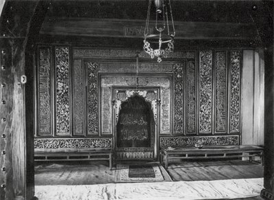 Kuangchou, Li pai sze, Kuangtung, Sacred niche in the Great Mosque by Ernst Boerschmann